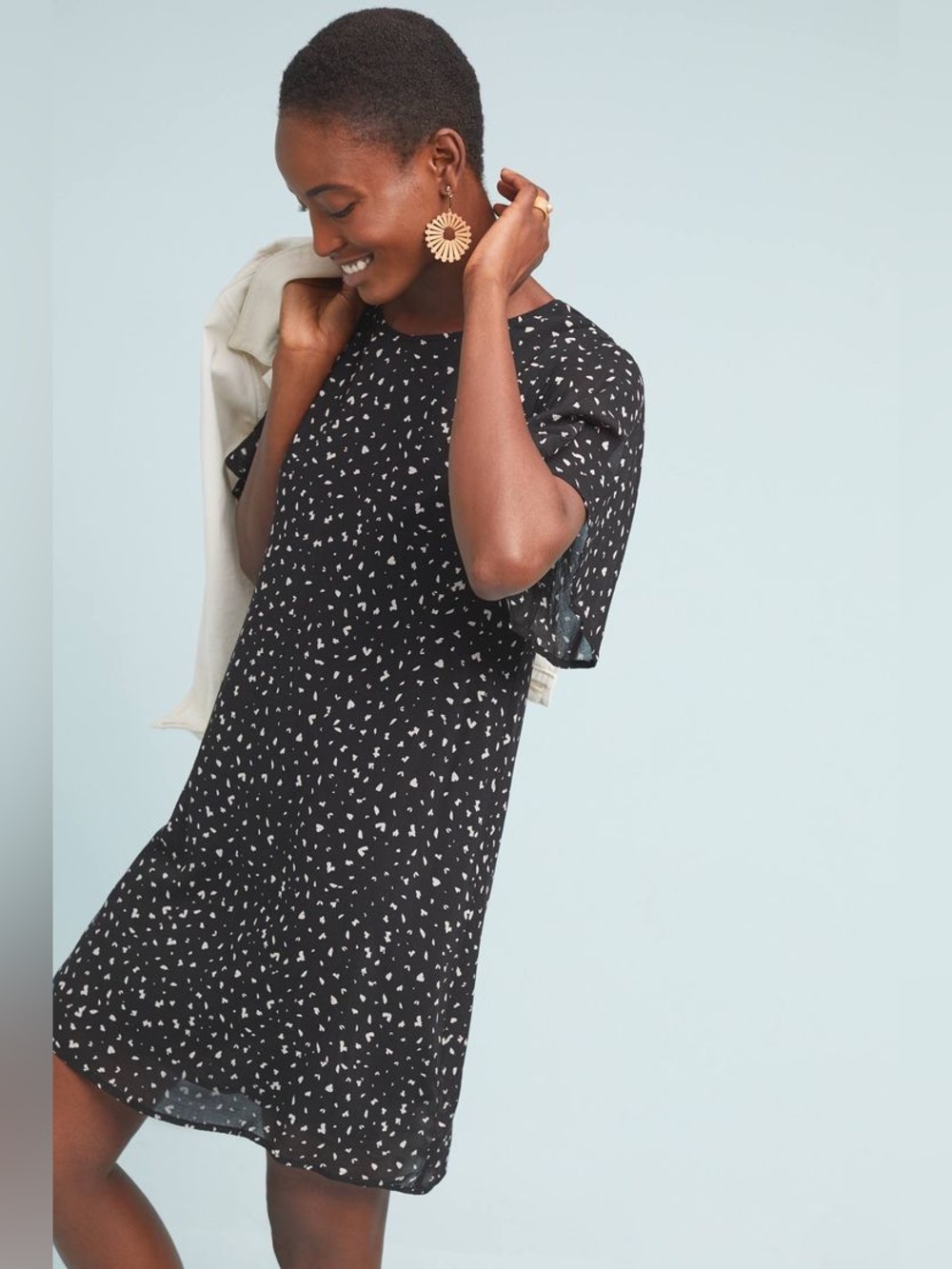 Anthropologie X Cloth & Stone Sweetheart Tunic Dress